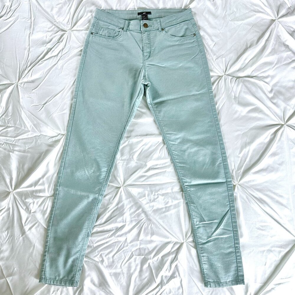 Mint Skinny Jeans H&M Divided Size 8